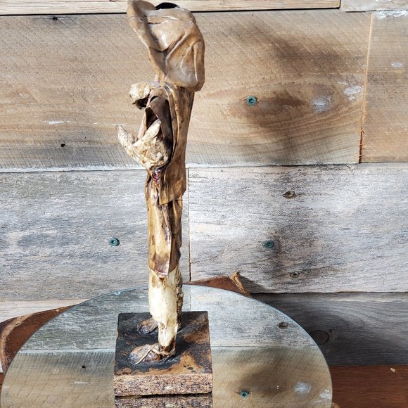 Paper Mache Mexican Folk Art - Peasant Farmer - Picture 8 of 11